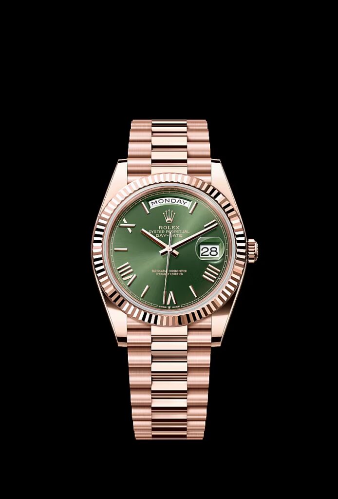 Rolex Day-Date 40 Olive Roman Dial 228235